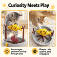 thumbnail image 4 of PetPals Interactive Cat Treat-Dispensing Cat Toy- 11"H, Dispensing, Small, Cat Puzzle Food Toy, Grilled Fish Toy, 4 of 9