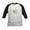 Black/White, variant on - Rainbow Wheel Of Learning Baseball Jersey - Kids Cotton Baseball Jersey, 3/4 Sleeve Shirt