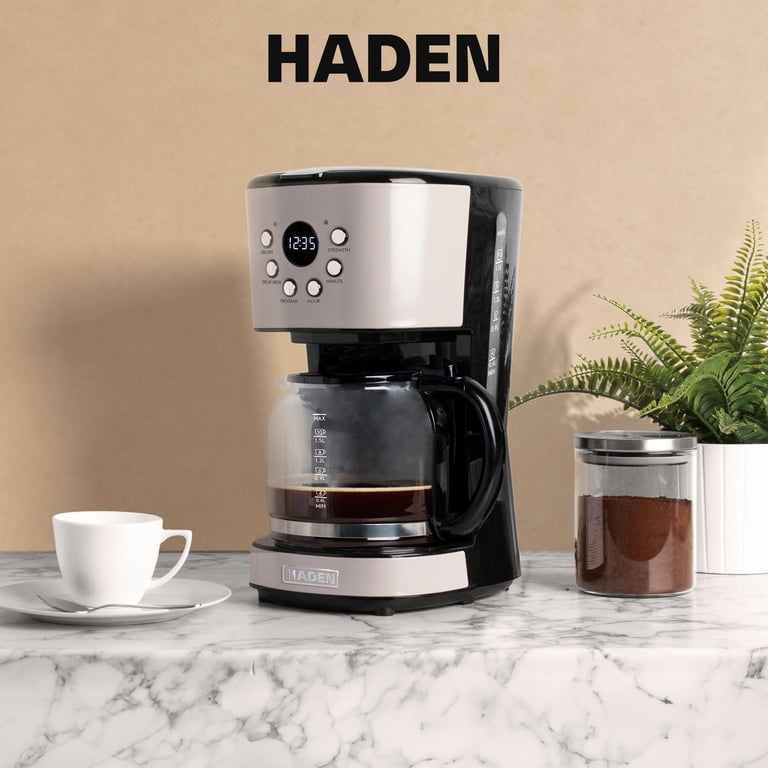 Haden Coffee Machine, 12-Cup Programmable Drip photo 6