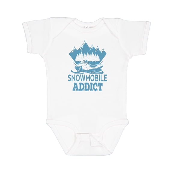 Inktastic Snowmobile Addict Snowmobiling Boys or Girls Baby Bodysuit