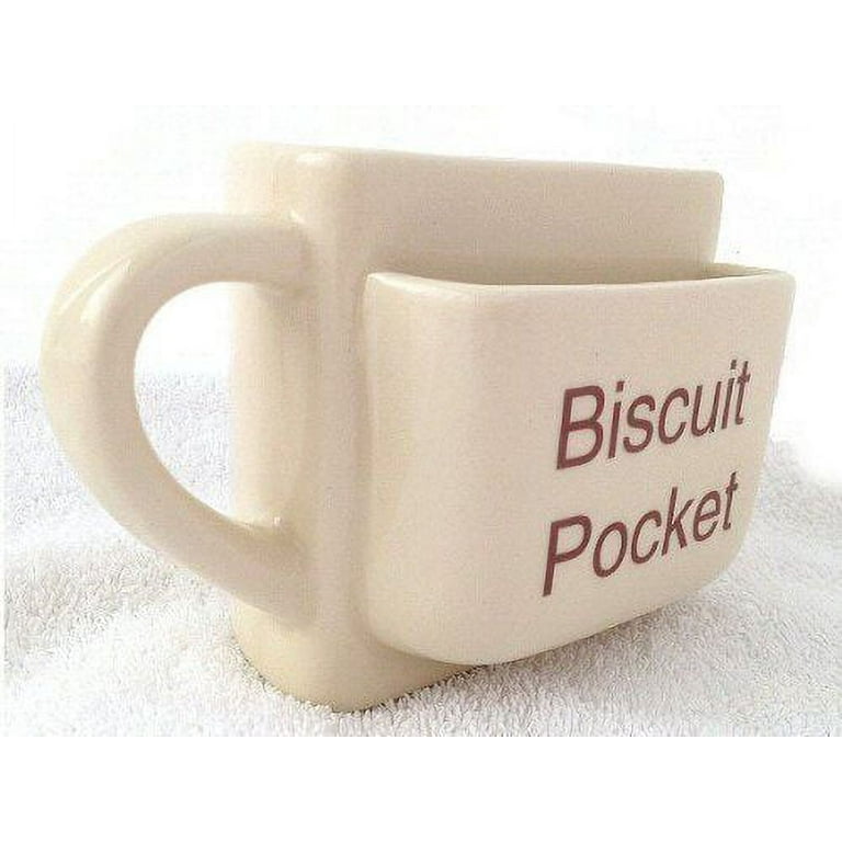 Ceramic Biscuit Pocket Coffee Mug Funny Coffee Tea Cup Cookie Holder -  Walmart.com