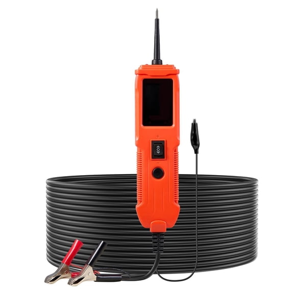 Automotive Circuit Tester 8 35 DCV Power Probe with TFT Color Display Light 13ft 4m Cable ABS Shell Electrical Detector