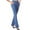 Light Blue, variant on Women's Stretchy Bootcut Work Pants - High Waisted Slim Fit with Side Pockets, Black Size L