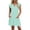 Mint Green, variant on Levmjia Women's Gingham Dress Summer Sleeveless V Neck Casual Shift Dress with Pockets Cute A Line above Knee Length Dress for Women Daily Vacation Beach Sundress