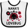 thumbnail image 3 of Inktastic Valentine's Day Nana's Lovebug Boys or Girls Baby Bib, 3 of 4