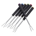 thumbnail image 2 of KALLORY Fondue Burner Fondue Sticks Assorted Color Stainless Steel 6Pcs For Family Gathering, 2 of 10