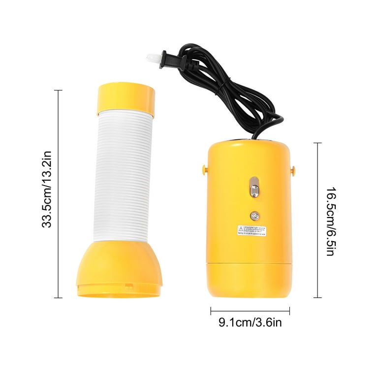 Homore Mini Dryer, Portable Travel Clothes Dryer for Swimsuit, Socks, Panties, Lingerie, Baby Clothes, Size: One size, Yellow