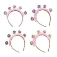 thumbnail image 4 of Children Day Toddler Hairband with Pleated Lace Lollipop Shape Headbands Carnivals Amusement Park Children Hair Hoop, 4 of 8