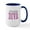 White/Navy Inside, variant on CafePress - Zip Lining DIVA Mugs - 15 oz Ceramic Large White Novelty Mug