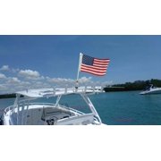 Spearfishing World 20 x 30 Nylon Boat Rod Holder American Outdoor Flag