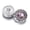 Cone-Pink, variant on 5PCS Bling Crystal 18mm Chunk Snap Button Fit Snap Pendant Bracelet Jewelry DIY-smooth-Clear