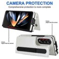 thumbnail image 4 of For Samsung Galaxy Z Fold4 Double Buckle Card Slot Foldable Phone Case with Pen, 4 of 5