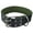 Black, variant on Genuine Leather Dog Collar 1.75" Wide Padded (Neck Circumference: 15"-18", Brown)