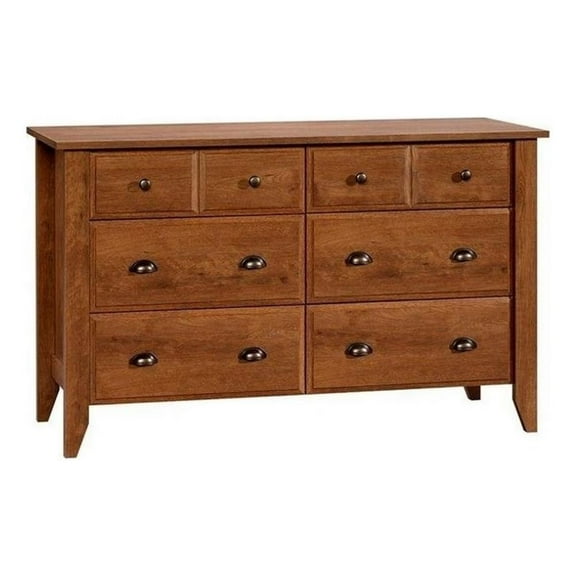 Kingfisher Lane Solid Wood 6 Drawer Double Bedroom in Oiled Oak
