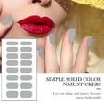 thumbnail image 4 of Women Fashion Pure Color Nail Sticker Waterproof Nail Sticker Nail Sticker Full Sticker, 4 of 5