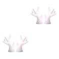 thumbnail image 4 of mmirethe 2pcs Easy To Install Antlers Sticker To Decorate Christmas Car Cute Waterproof white small 2Set, 4 of 6