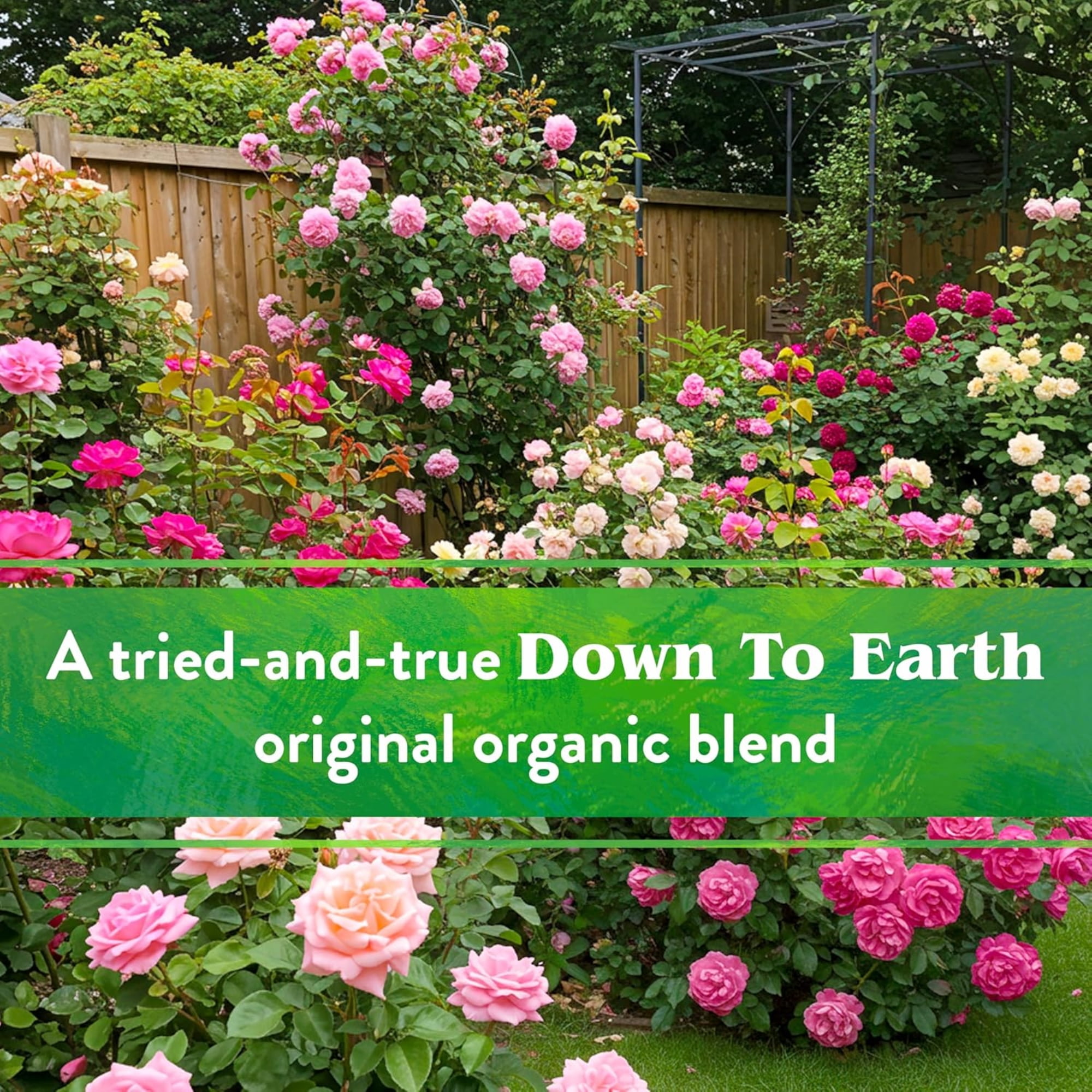 Down to Earth Organic Rose & Flower Fertilizer, Blooming Plant Mix