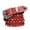 Red, variant on Women's Rhinestone Glitter Belts Bling Leopard X-Small-Large