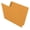 Goldenrod, variant on 14 pt Color Folders, Full Cut 2-Ply End Tab, Letter Size, 2 Fasteners in Pos #1 & #3, Orange (Box of 50)