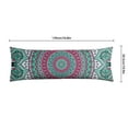 thumbnail image 6 of Mandala Long Body Pillow Cover – Soft & Breathable Meditation Fabric, Hidden Zipper, 20"x54", Psychedelic Trippy Print – Gift for Side Sleepers, Pregnancy, Zen Home Decor, 6 of 7