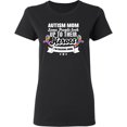 thumbnail image 3 of Inktastic Autism Awareness Autism Mom with Puzzle Ribbons Women's T-Shirt, 3 of 5
