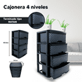 thumbnail image 2 of Cajonera De Plastico 4 Niveles - Organizador Multiusos, 2 of 4