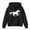 Black, variant on Tiweut Casual Hoodies Girls Kids Horse Print Long Sleeve Hooded Sweatshirt Loose Fit Clothes with Pocket Blouses 4-5 Y