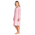 thumbnail image 3 of Casual Nights Women's Long Sleeve Micro Fleece Cozy Floral Night Gown, 3 of 5