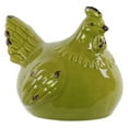 thumbnail image 1 of Urban Trends Distressed Ceramic Crouching Chicken Figurine, 1 of 2