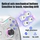 thumbnail image 3 of Mando inalámbrico para Switch/Steam/IOS/Android, con balancín Hall, gatillo Hall, dispositivo de freno manual, sensor de movimiento, motor de vibración y giroscopio de seis ejes, 3 of 7