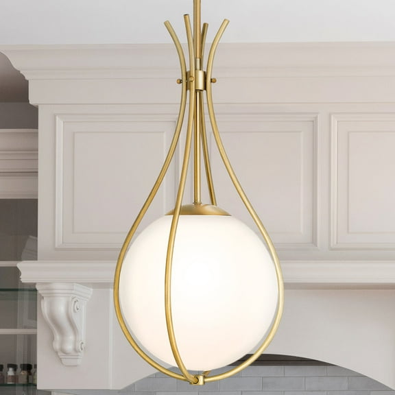 Luxury Modern Pendant, Aged Brass, UQL5670