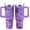 Purple Butterfly, variant on Butterfly Tumbler 40 oz Tumbler with Handle and Straw Lid Leak Proof - Butterfly Coffee Travel Mug with Handle Insulated for Hot and Cold Drink Ice - Christmas Birthday Gifts for Women Cup