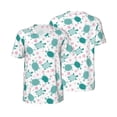 thumbnail image 6 of Rocae Sea Turtle for Breathable Men's Baseball T-Shirt Fashionable Casual Baseball Jersey, Moisture-wicking Sportswear 3X-Large, 6 of 9