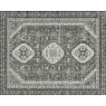 thumbnail image 6 of Area Rugs 6'x9', Yamaziot Washable Rug Gray Carpet, Area Rug for Living Room Bedroom Dining Room, Non Slip Vintage Boho Oriental Farmhouse Accent Rug, 6 of 8