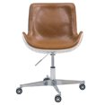 thumbnail image 2 of Abner Swivel Chair Aluminium Frame, Distresed Caramel, 2 of 5