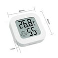 thumbnail image 2 of Indoor Hygrometer Thermometer Humidity Gauge Monitor with Temperature -10℃-70℃ (14℉-158℉) and Humidity 10%RH-99%RH Sensor, 2 of 7