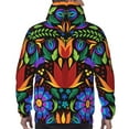 thumbnail image 7 of Wukai Colorful Floral Print Men Hoodies Fleece Sweatshirts Long Sleeve Sweaters Pullover Fall Outfits Winter Clothes-3X-Large, 7 of 7