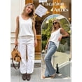 thumbnail image 5 of MOYIKO Tank Tops for Women Round Neck Trendy Sleeveless Tops Dressy Casual Flowy Summer Shirts Loose Fit, 5 of 7