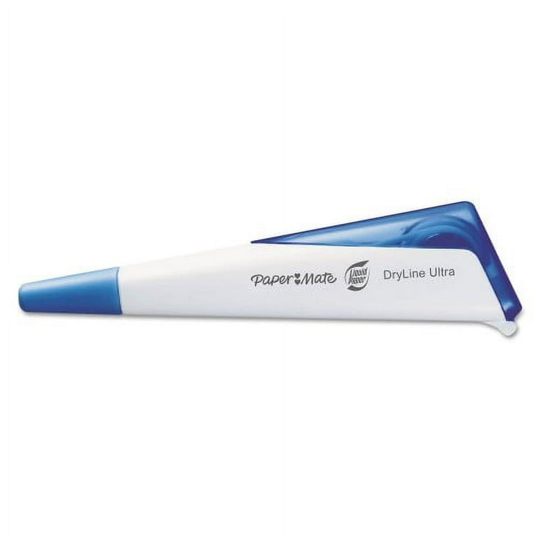 Paper Mate® Liquid Paper® DryLine Ultra Correction Tape Pen, Refillable,  Asst Color Applicators, 0.2 x 235, 3/Pack