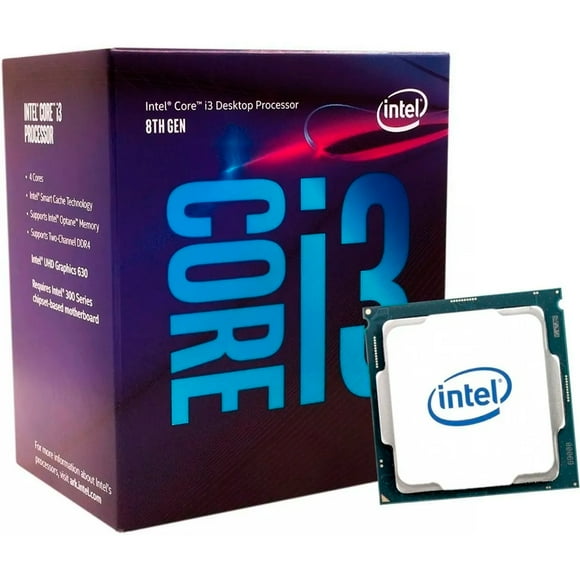 Procesador Intel Core i3-8100 de Octava Generación, 3.6 GHz con Intel I3 8100 8va Generación 3.6GHz Socket 1151