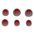 thumbnail image 3 of 6 almohadillas para auriculares de silicona con aislamiento de ruido suave, 3 tamaños, tapones para los oídos de repuesto para orificio de sonido de 4,5 a 6,5 mm, gris y rojo, 3 of 5