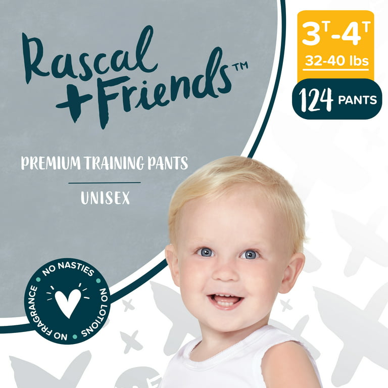 Rascal + Friends Premium Training Pants 3T-4T, 124 Count (Select for More  Options) 