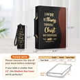 thumbnail image 2 of Funda grande de piel vegana para libros FINPAC, 30 x 21 x 6 cm, 2 of 8