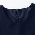 thumbnail image 4 of mgoYE Dress for Teens 12-14 Girls School Uniform Dress Sleeveless Square Neck Pleated Knee Length Preppy Jumper A- Line Dresses for Kids(Navy,8-10 Years), 4 of 9