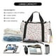 thumbnail image 5 of Fotbe Floral Bolsa de Viaje con Estampado, Bolsa de Fin de Semana para Mujer con Compartimento para Zapatos, Bolsa de Gimnasio con Bolsillo Húmedo, 5 of 7