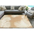 thumbnail image 3 of Liora Manne Carmel Palm Indoor Outdoor Area Rug Sand 100% Polypropylene 5x8, 3 of 5