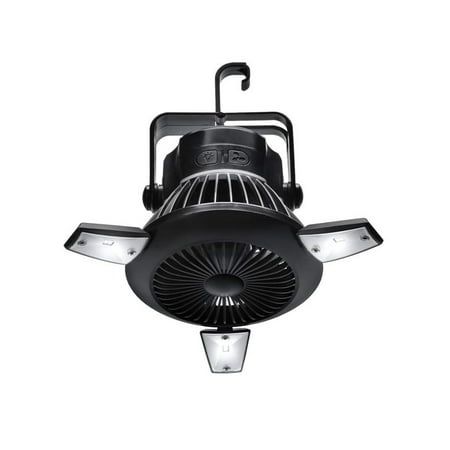 

ZPAQI Camping Fan with LED Lights Handy Solar Tent Fan Hanging Hook Fans Kit for Campe