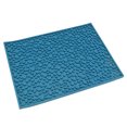 thumbnail image 4 of Ficarrico Alfombrilla antideslizante para tazas, diseño de granos de café, barra de escritorio, almohadilla de PVC para filtrado de drenaje de agua, color azul, 4 of 8