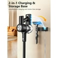 thumbnail image 3 of H28 Cordless Stick Vacuum Cleaner, 500W Brushless Motor, Self-Standing, Wall Charging, 55 Min Runtime, Lightweight for Hard Floors & Carpets, Black, 3 of 9