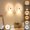 2Set, variant on Smart LED Clock Night Light with Motion Sensor, Rechargeable Dimmable Wall Lamp with Remote, 3 Color Temperatures & 3 Lighting Modes, Digital Clock Nightlight for Bedroom, Bathroom Hallway (1Set)